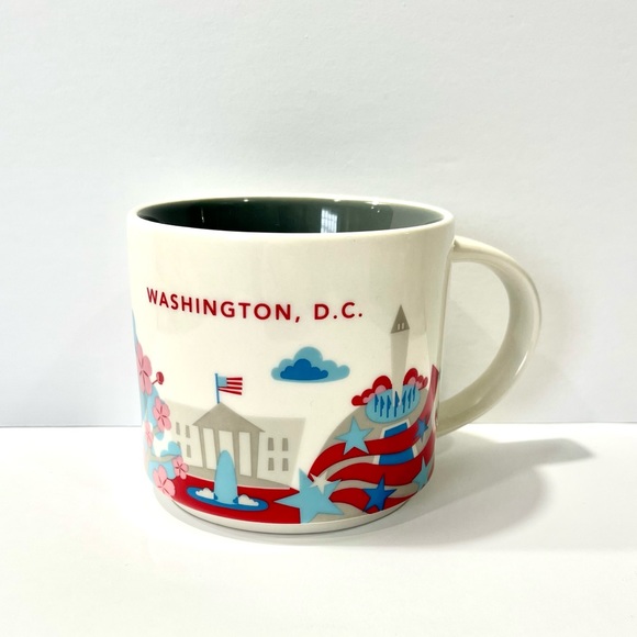 STARBUCKS YOU ARE HERE COLLECTION WASHINGTON DC COFFEE MUG - Picture 2 of 7